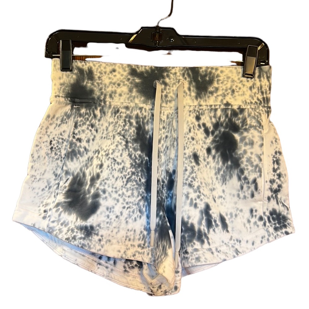 Lululemon Inner Glow Short 3" Terry - Marble Dye Classic Navy - new no tags